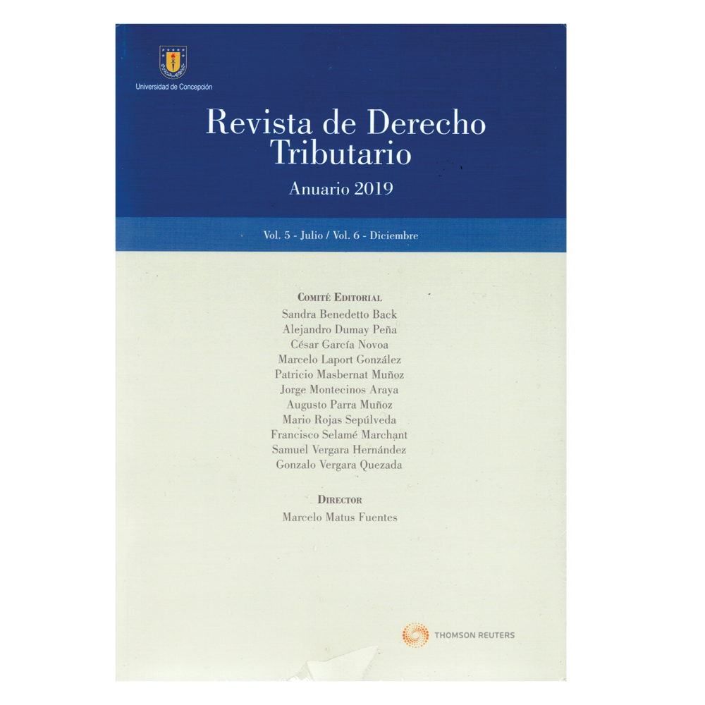 Revista De Derecho Tributario Anuario 2019 Editorial Hammurabi